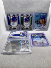 Nick Pratto Numbered Rookie Autograph Lot (6 Topps Cards) Inception, Chrome, etc