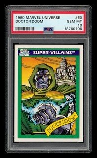 1990 Marvel Universe: # 60 Doctor Doom PSA 10 GEM MINT