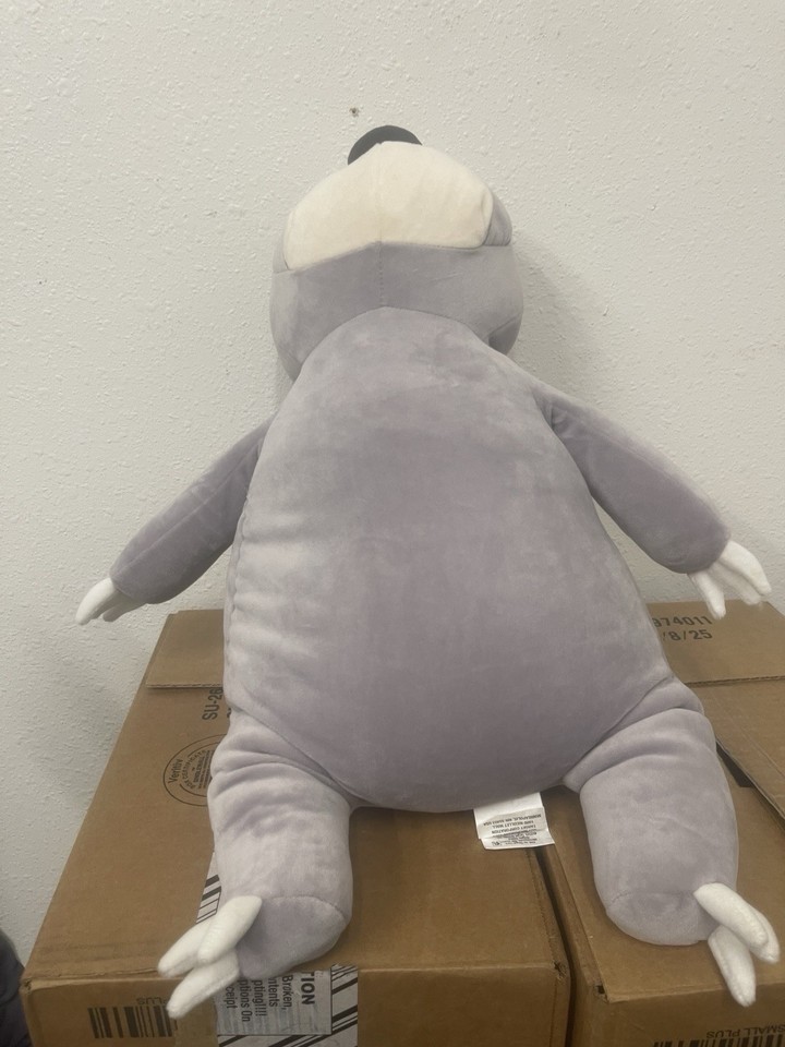 Pillowfort Sloth Weighted Plush Kids' Throw Pillow Gray Anxiety Sensory ...