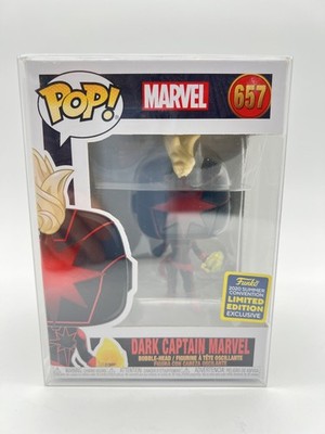 Funko Pop Marvel Dark Captain Marvel #657 Limited Edition in Protector