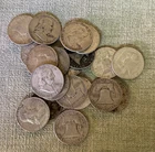 Silver Franklin Half Dollars 20 Coin Roll 90% Silver $10 Value