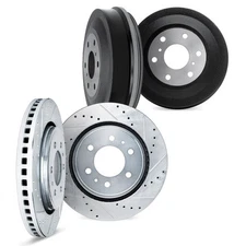 Dynamic Friction Company 7004-40109 Brake Rotors And Drums   Drilled & Slotted 
