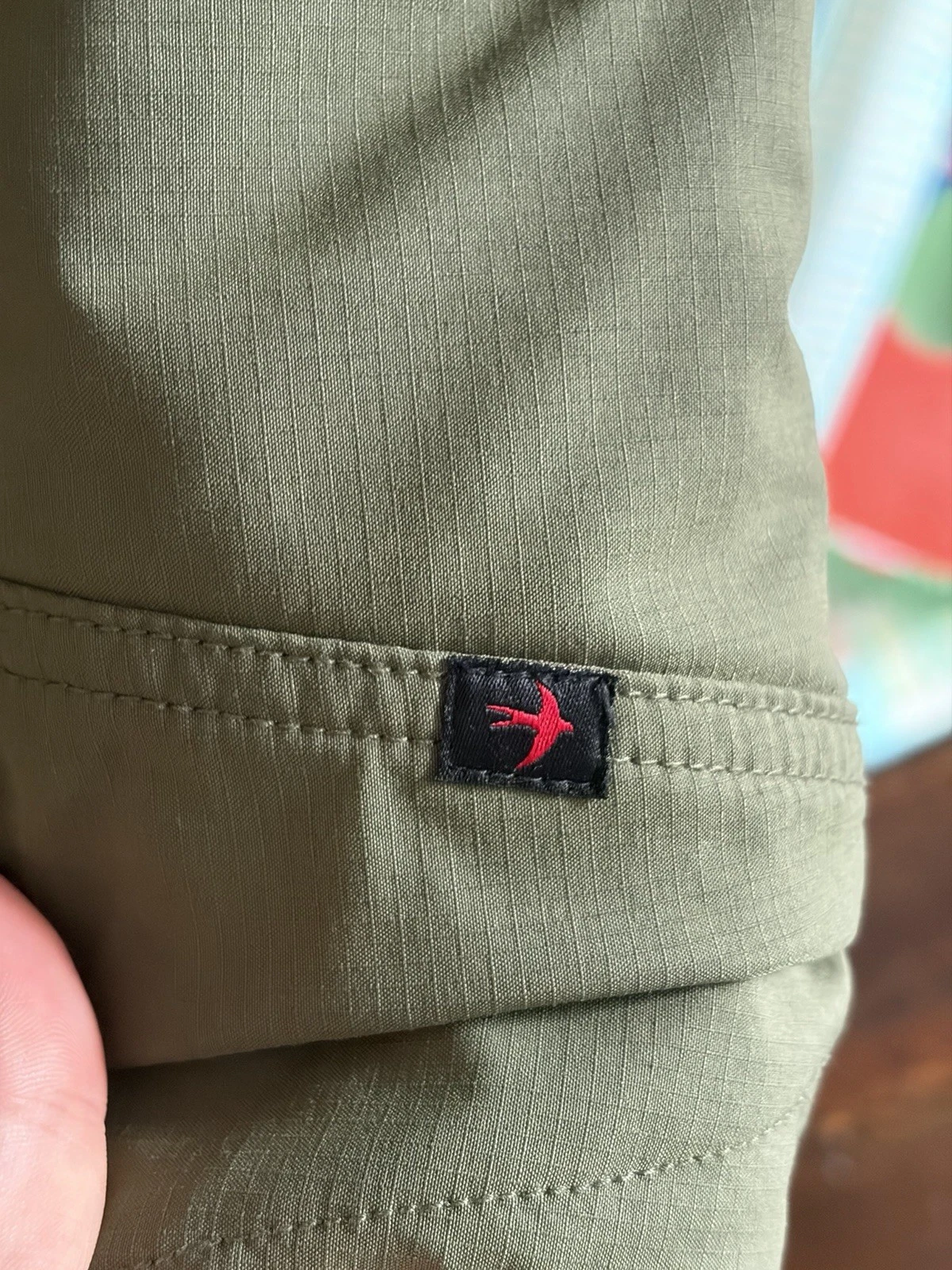 Relwen Men's Channel Boarder Jacket size L Olive/Orange - product detail image 8