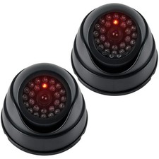 2 pcs Kamera Attrappe, CCTV Dummy Sicherheits Dome Kameras, Fake überwachungs...