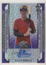 2021 Leaf Metal Draft Purple Mojo 1/7 William Bergolla #BA-WB2 Auto 1b8