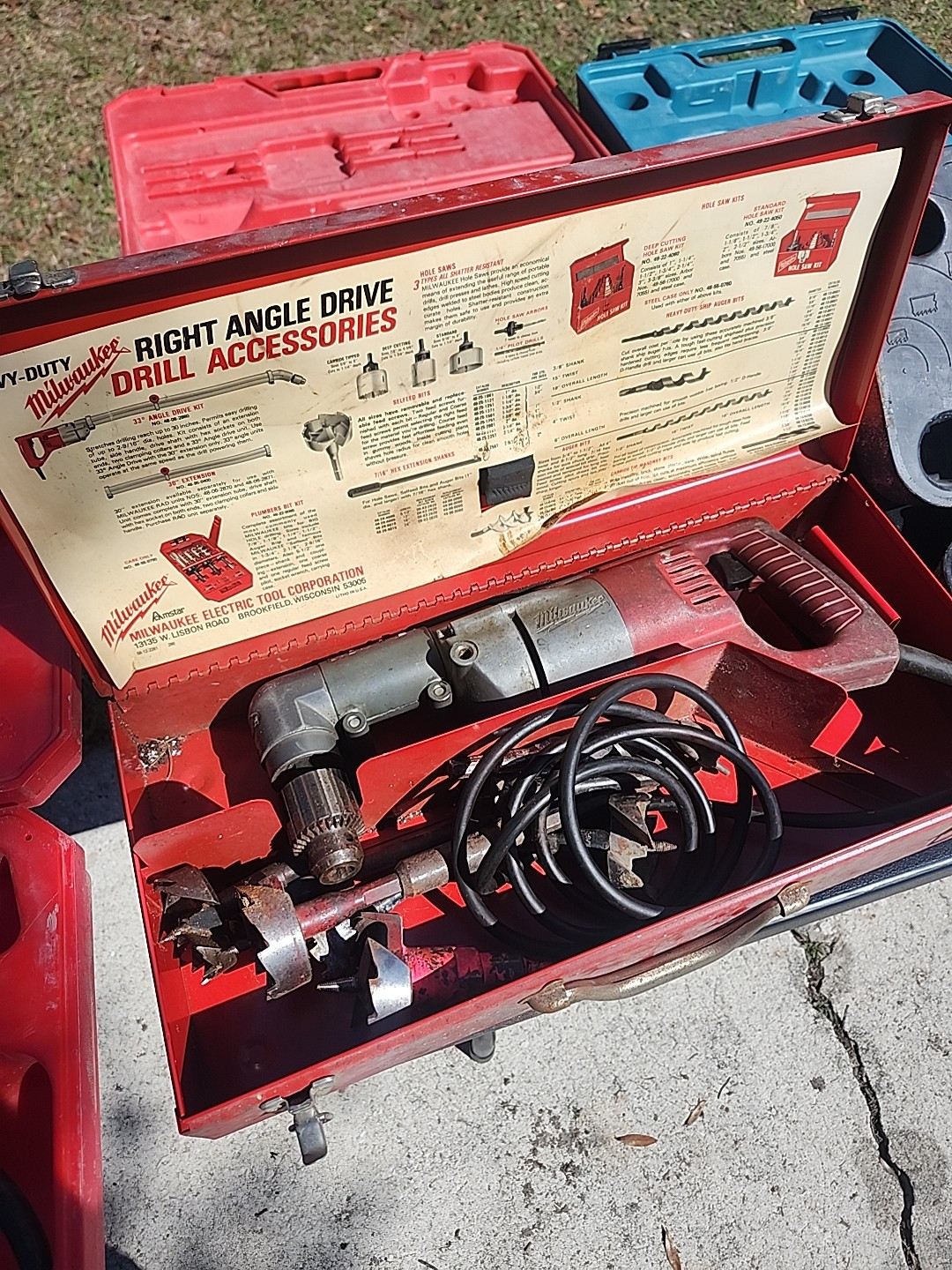 Milwaukee 1101-1 Heavy Duty Right Angle Drill Made in the USA