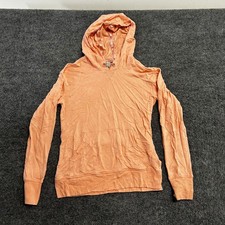 Athleta Girl Hoodie Girls Size XL/14 Peach Orange Modal Blend Pullover Active