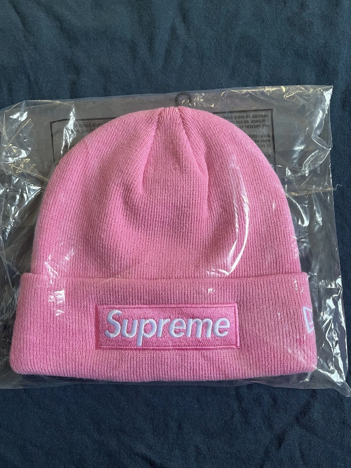Supreme Pink Box Logo Beanie Pink 2021