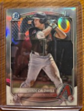 Slade Caldwell 320/399 Tops Chrome Trading Card Bowman