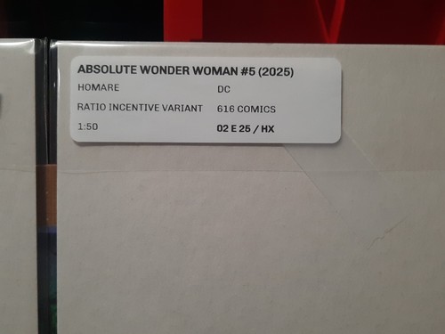 Absolute Wonder Woman Ratio Set Of #5 Cover E 1:50 Homare Variant & 1:25 Ward V - Picture 22 of 24