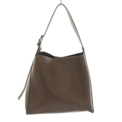 Mango MNG Winnie Shoulder Bag Faux Leather Brown Crossbody Bag Used