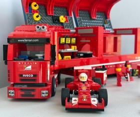 LEGO F14 T & Scuderia Ferrari Truck 75913 Speed Champions Complete Retired Set