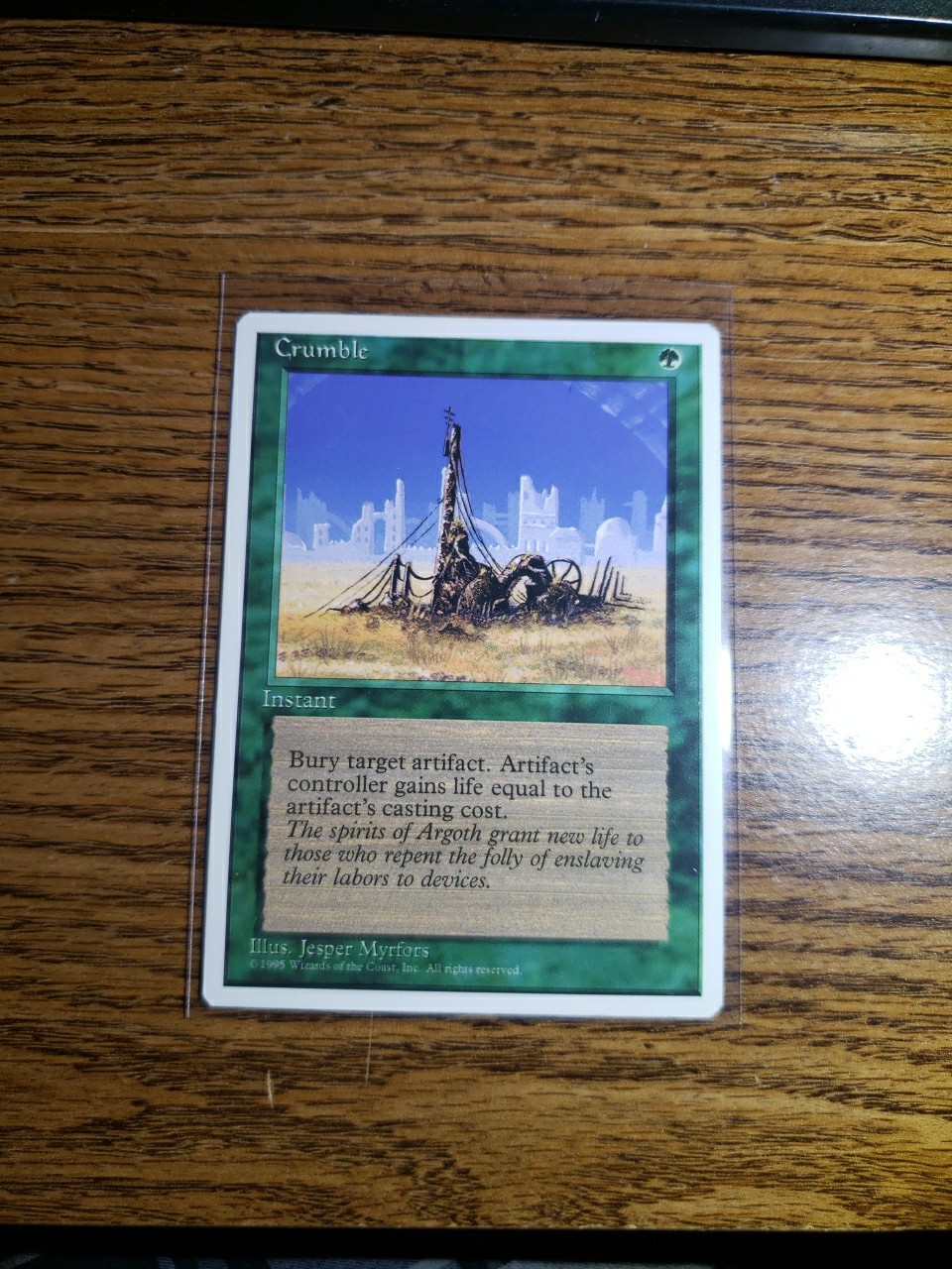 Crumble VLP Fourth Edition 1995 MTG Magic the Gathering Card TCG