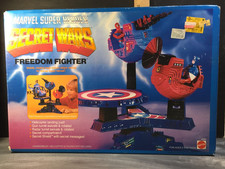 Marvel Super Heroes Secret Wars Freedom Fighter Vehicle Mattel Vintage Playset