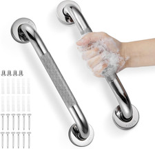 Grab Bars for Shower, 2 Pack 12 Inch anti Slip Stainless Steel Bathroom Safety