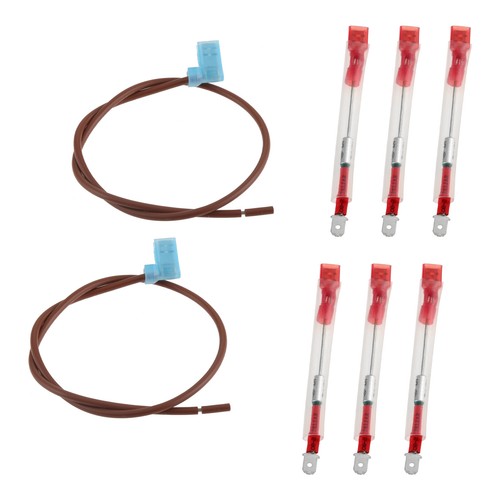 6Pcs Water Heater Thermal Cut off Fuse & 2Pcs Tinned Copper Connecting Wire Kit - Picture 6 of 14