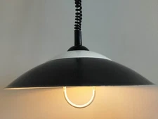 Vintage 1970s. Scandinavian  Rise & Fall suspension Ceiling Lamp Spinn Design