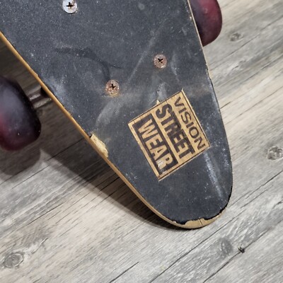 Vintage Vision Street Wear Longboard Skateboard Deck Sidewalk