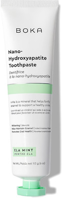 Boka Fluoride Free Toothpaste Nano Hydroxyapatite, Helps Remineralize, Appropria