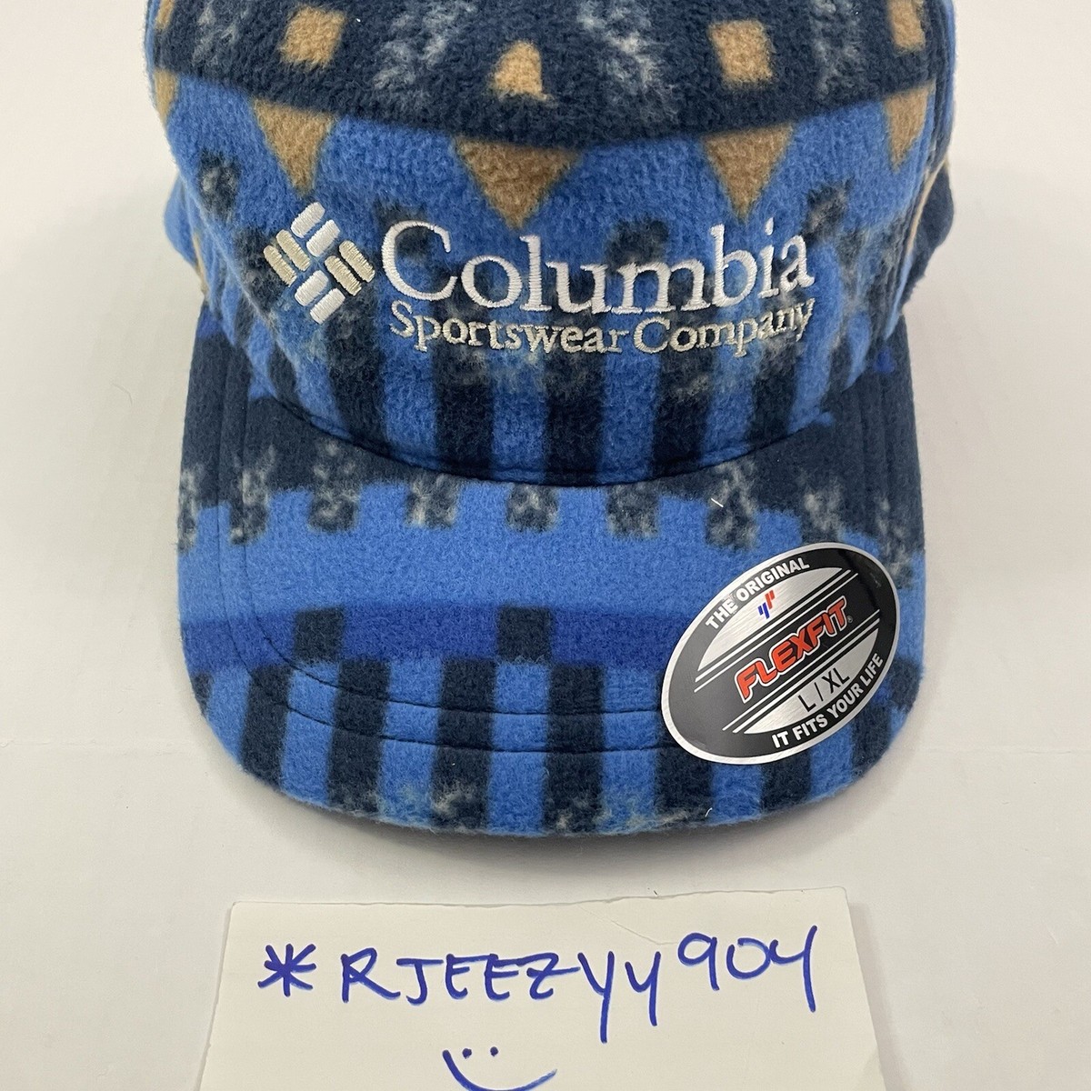 帽子 CFIERCE PRINTED HAT BLUE 2022 U.S. Open Collection Men's Blue Baseline Adjustable Hat