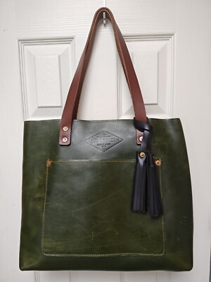 Lifetime Leather Co Lifetime Tote Emerald Green Handmade