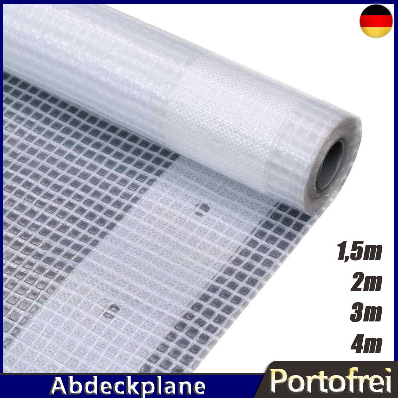 Abdeckplane Gitterfolie Frühbeet Gewächshausfolie Folie 260g/m² LDPE mit HDPE