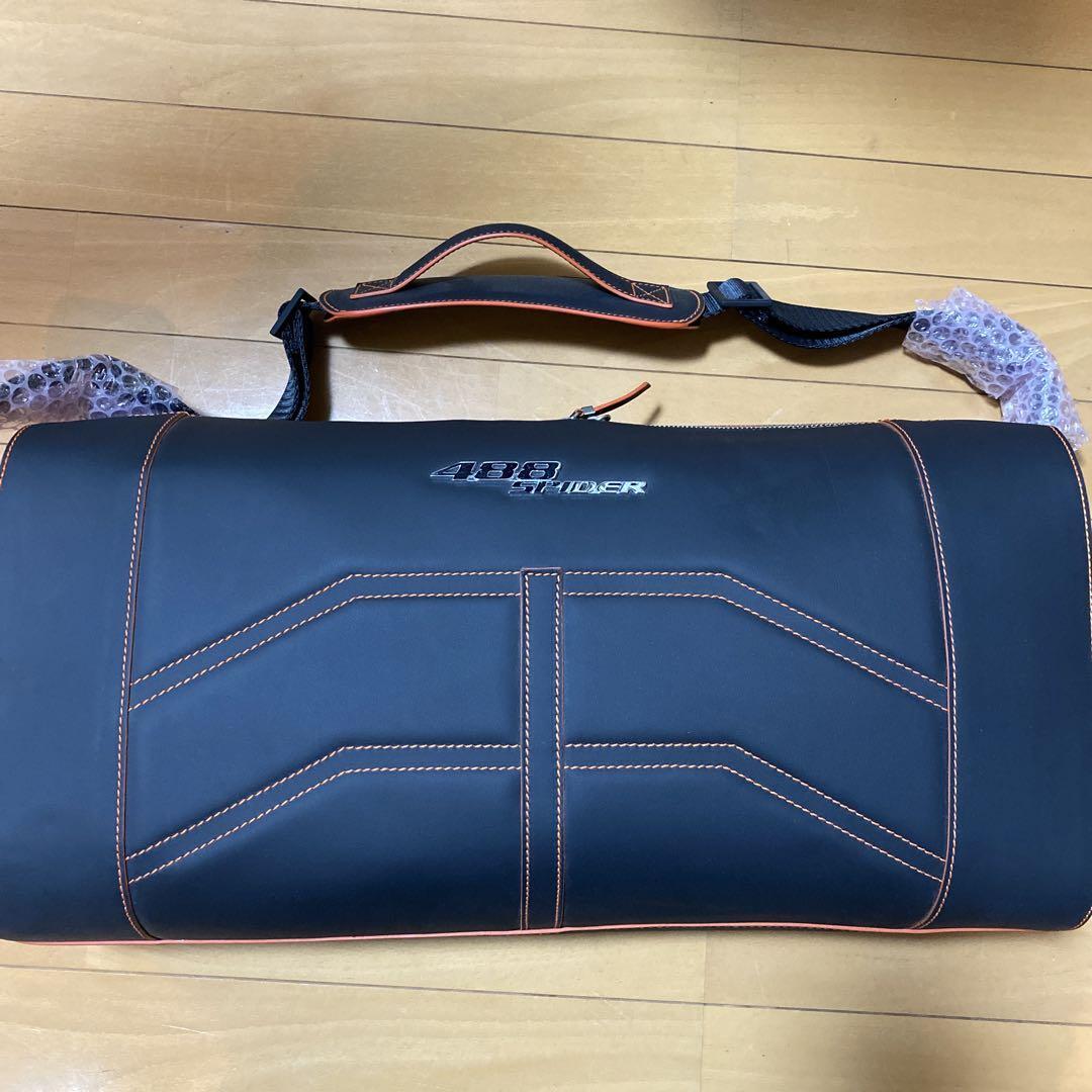 フェラーリ 488 spider ブラック　バッグ Ferrari 488 Spider Black Bag Orange Stitching Collection | eBay