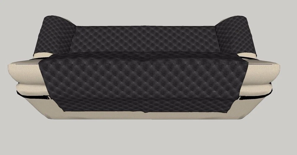 PROTETOR DE MÓVEIS REVERSÍVEL DE MICROFIBRA PARA CADEIRA DE CACHORRO DE ESTIMAÇÃO CRIANÇAS - Imagem 4 de 4