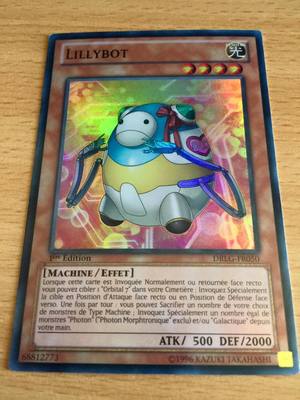 Carte Yu-Gi-Oh! DRLG-FR050 Lillybot (Super Rare) 1ere Edition