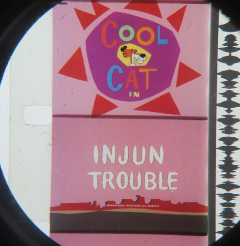 16mm COOL CAT-INJUN TROUBLE --400' IB TECH color cartoon short film. - Picture 1 of 15
