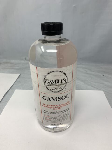 Gamblin Gamsol Odorless Mineral Spirits 32oz Can for sale online | eBay