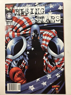 Rising Stars 9 NEWSSTAND Variant (Image) 1:100 HTF Straczynski Top Cow Comic
