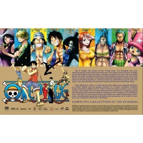 DVD ANIME ONE PIECE COMPLETE COLLECTION OF 720+ TV SERIES 721-800 EPISODES  (DHL