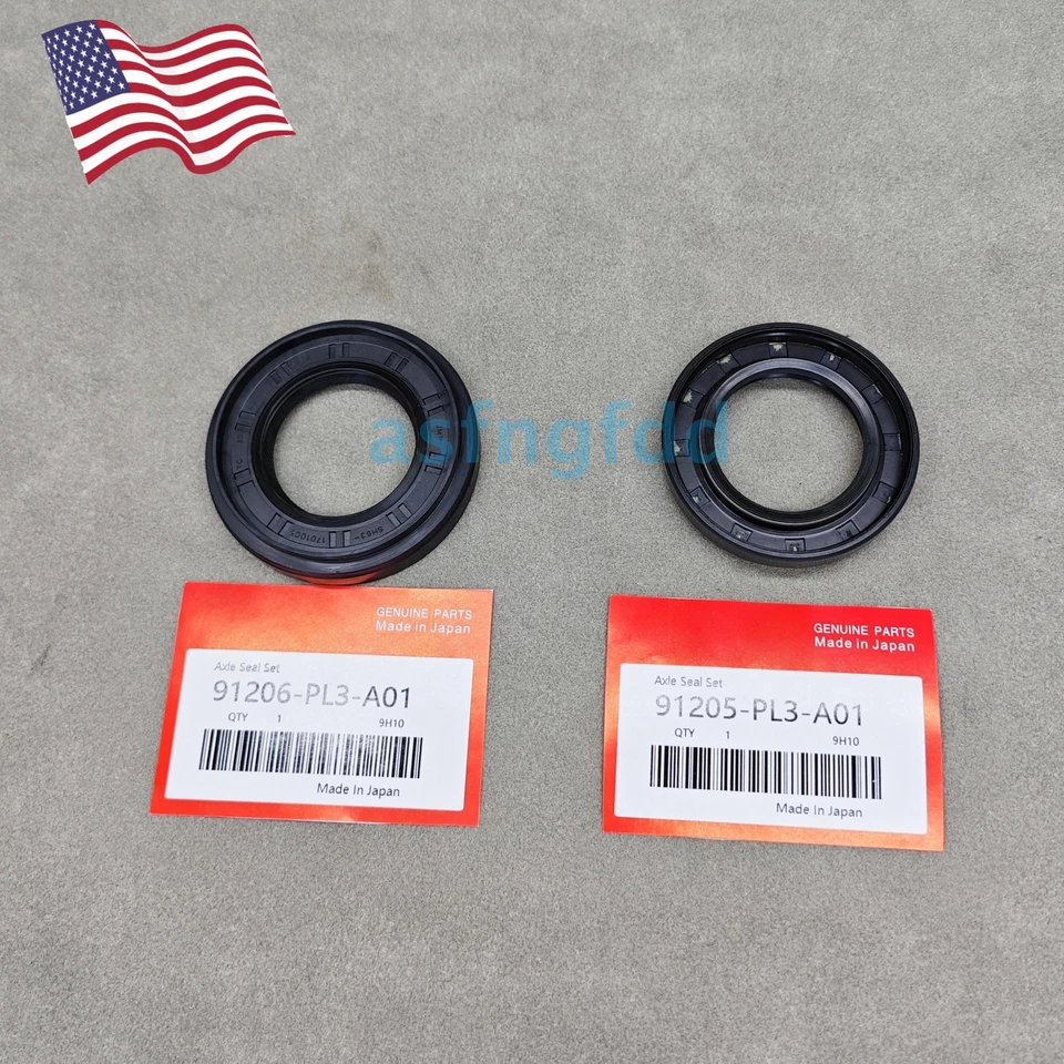 NUEVO juego de sellos de eje para Honda Civic 1995-2000 91206-PL3-A01 y 91205-PL3-A01 Foto 3 de 4