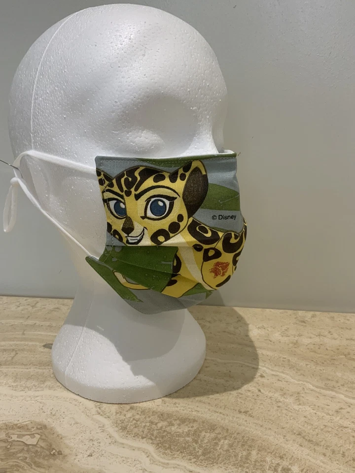 Disney Lion King "Fuli" Face Mask soft ear cords and nose wire - Image 2 of 4