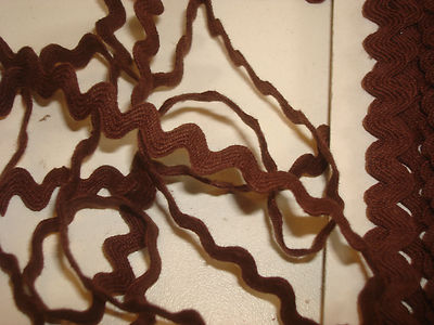 ANCIEN GALON croquet chocolat (79) & ANTIQUE TRIM