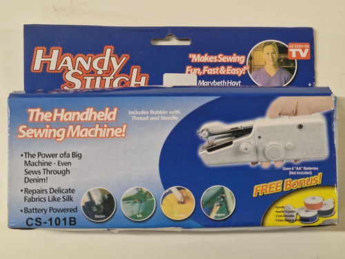 Machine Handy Stitch Machine Sewing Handheld Handled Sewing Machine Portable UK - Picture 5 of 8