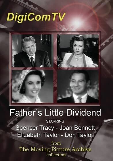 Father's Little Dividend (DVD) Don Taylor Elizabeth Taylor Joan Bennett