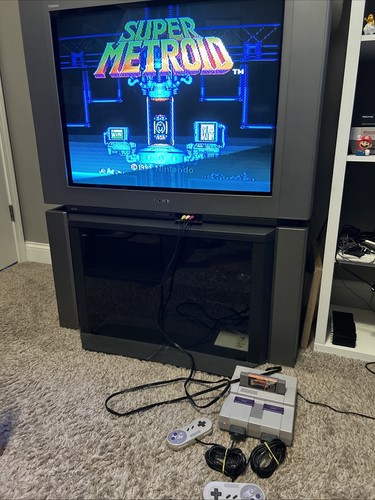 Super Nintendo 1Chip-02 Console SNES w/ 2 Controllers & Cables Tested - Picture 17 of 24
