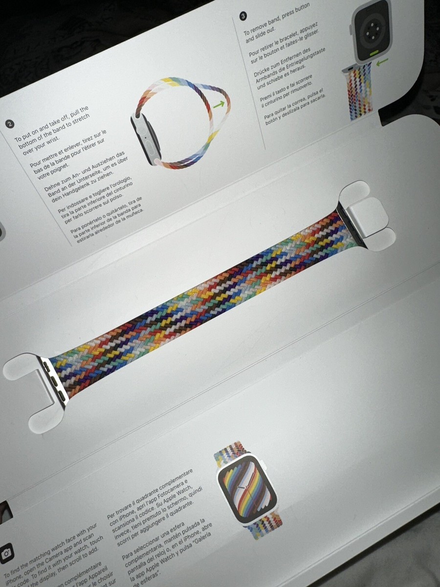 Genuine Apple Watch Solo Loop Band Strap 40/41mm Pride Edition