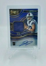 2020 Panini Select 57/75 JAKE FROMM Blue Rookie Patch Autograph RPA Card Rc
