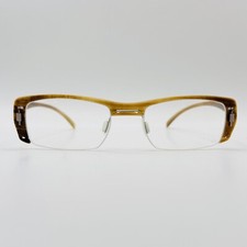 Markus T Eyeglasses Men Women square brown Horn buffalo horn Mod. H 00617 NEW