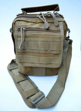Acid Tactical® Molle Pistol Gun Case Concealed carry Range Bag Pouch Tan