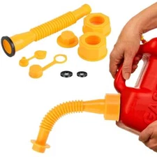 Replacement Gas Can Spout Nozzle Vent Kit for Plastic Gas Cans Old Style Cap NEW