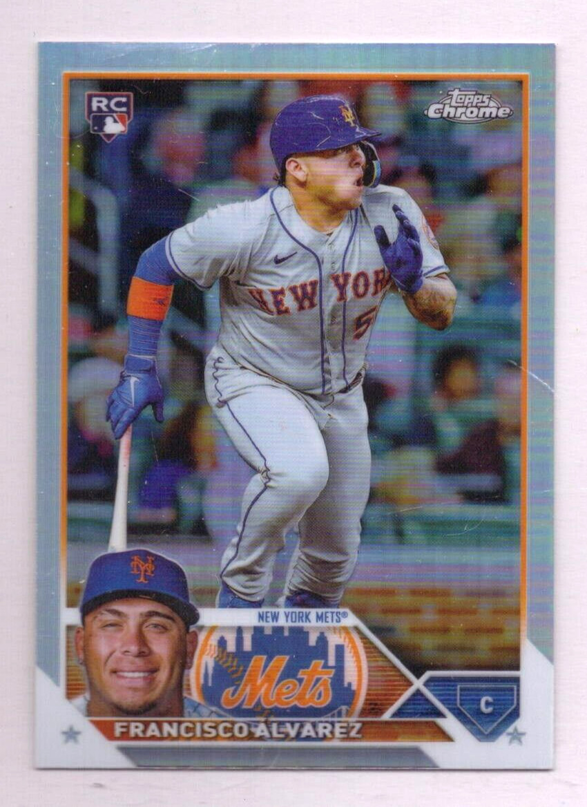 2023 Topps Chrome - Refractor #203 Francisco Alvarez (RC)