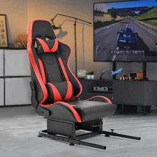 Marada Rear Seat Stand with Racing Seat Add-On Racing Simulator Wheel Cockpit