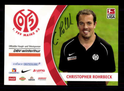 Christopher Rohrbeck Autogrammkarte 1. FSV Mainz 05 2008-09 Original + A 186937