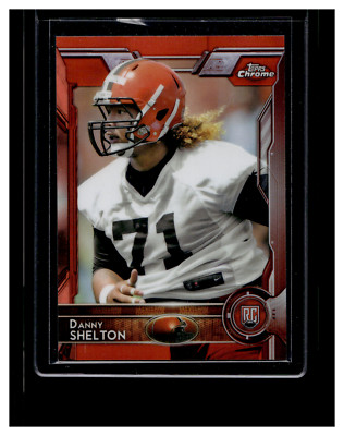 2015 Topps Chrome #131 Danny Shelton Orange Refractor