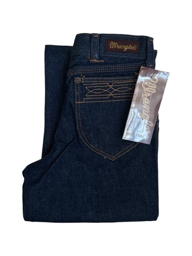 vintage wrangler pecos boot flare jeans size 26x30 deadstock NWT 70s pants - Picture 2 of 10