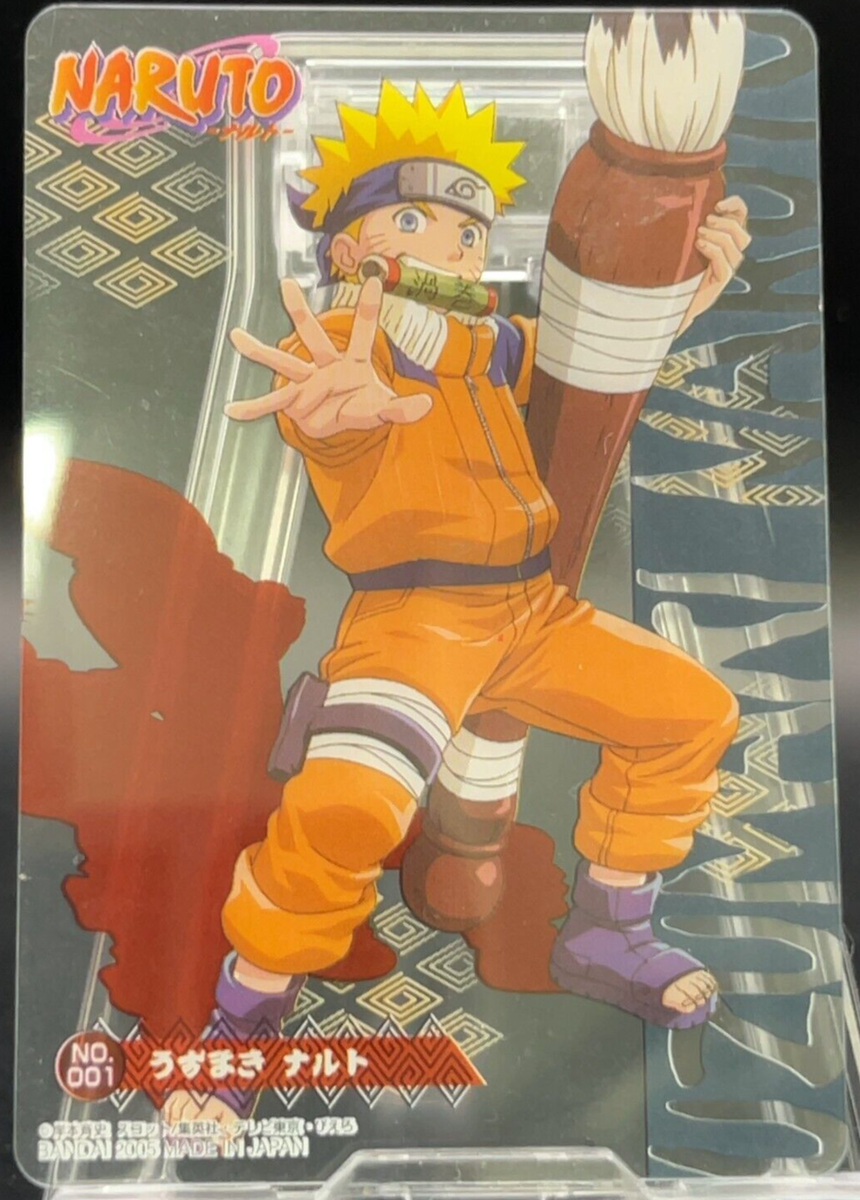 Uzumaki Naruto No.001 NARUTO Card TCG Bandai 2005 Vintage Anime